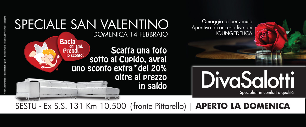 DivaSalotti salotti Promo Evento San Valentino